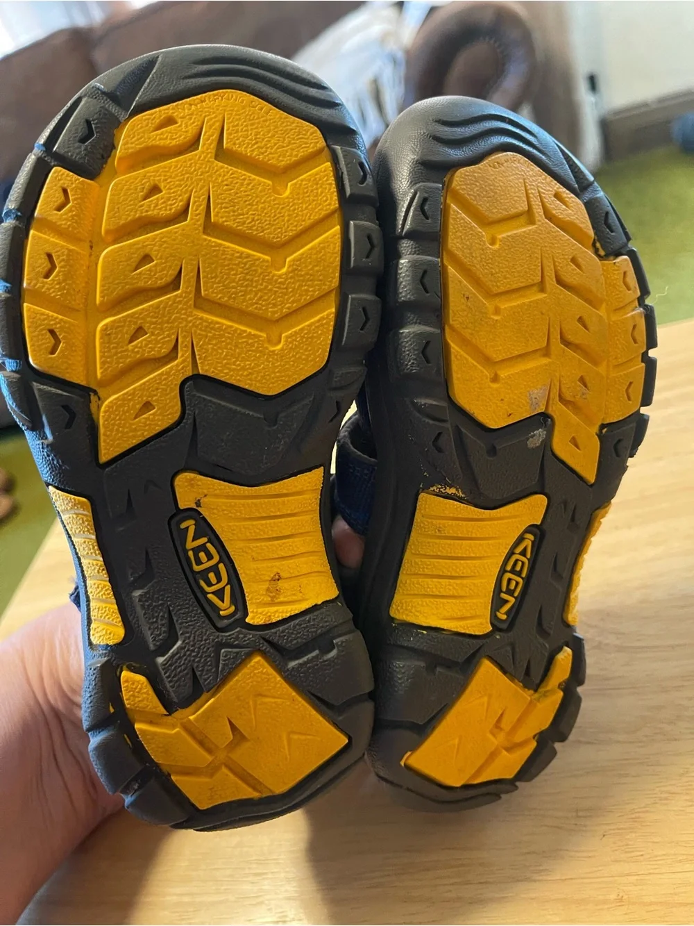 Keen Newport H2 Hiking Sandals Size 13 Youth Blue Water Shoes Casual Outdoor